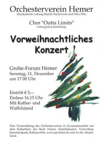 Konzert im Grohe-Forum im Sauerlandpark am 11.12. um 17 Uhr