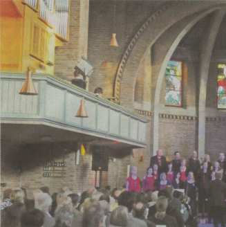 Die Outta Limits sorgten bei ihrem Jahreskonzert in der Erlserkirche wieder fr Begeisterung Foto: May (links)
