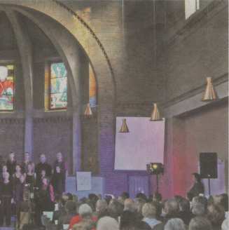 Die Outta Limits sorgten bei ihrem Jahreskonzert in der Erlserkirche wieder fr Begeisterung Foto: May (rechts)